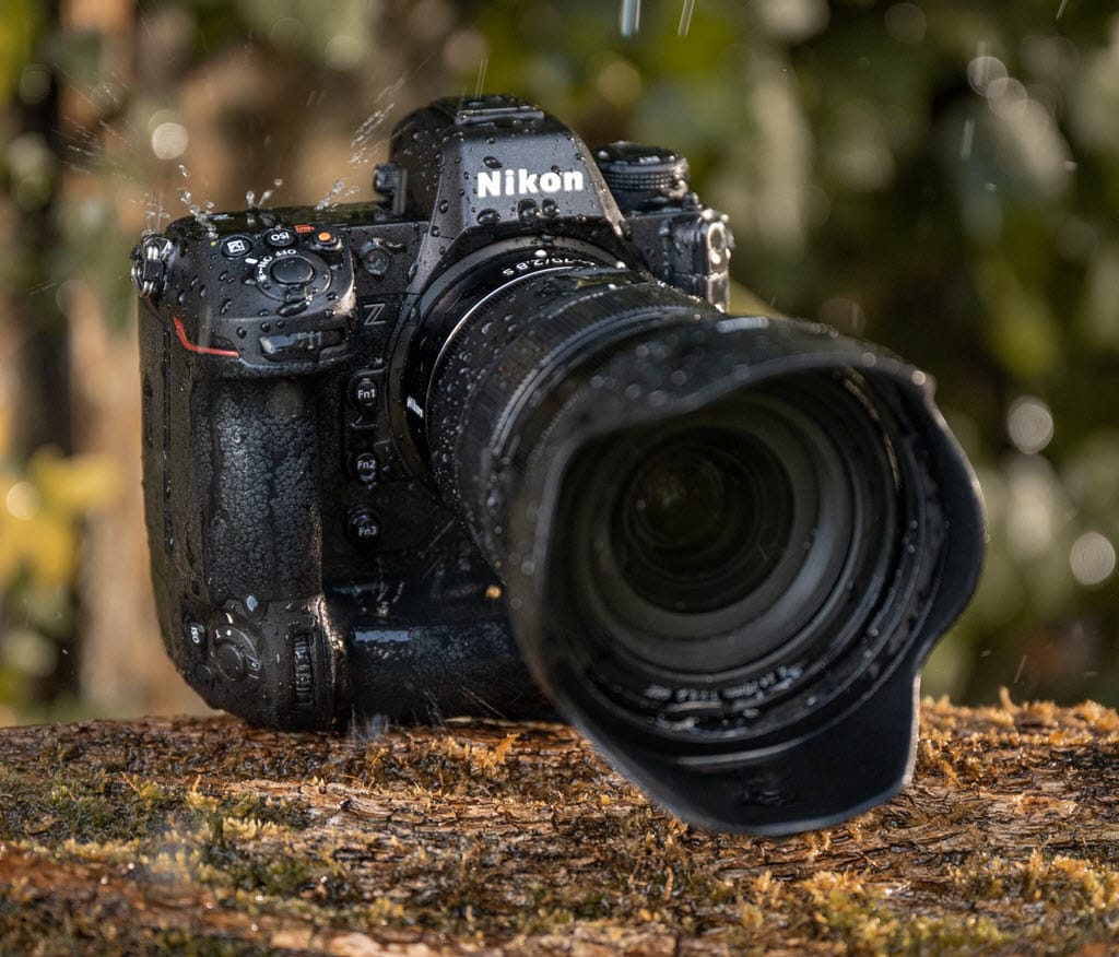 Nikon Z 9 proteciton à l'eau, la pluie et les intempéries