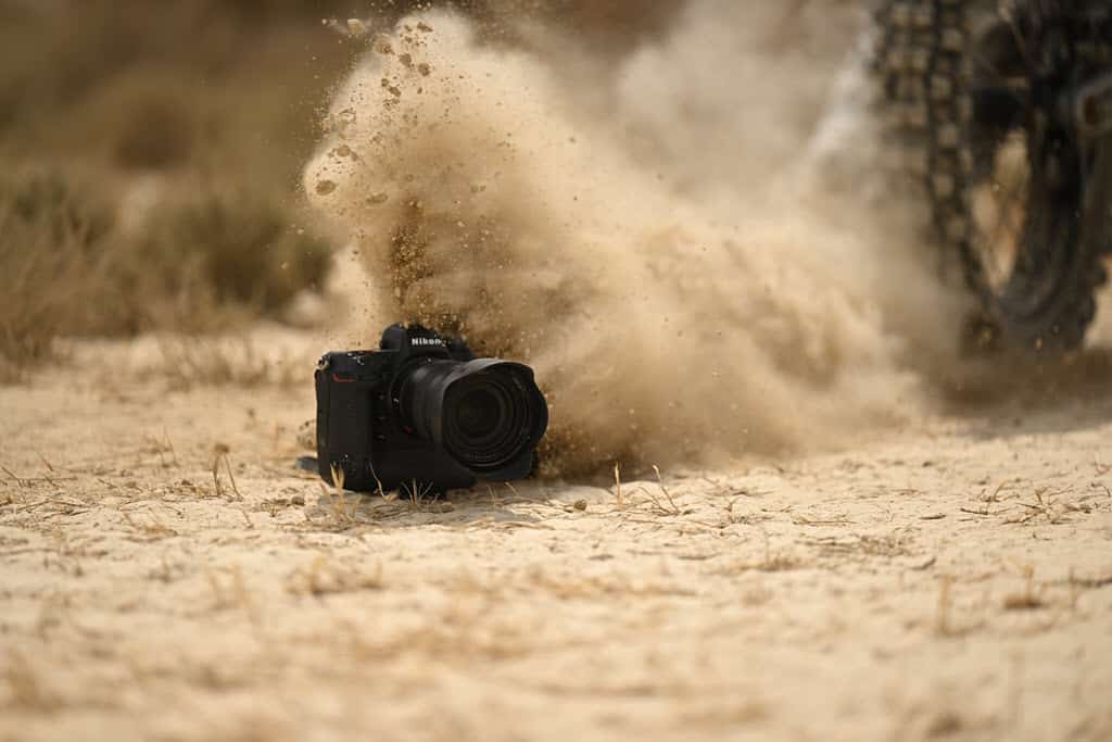 Nikon Z 9 dans la poussière