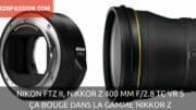 Nikon FTZ II, NIKKOR Z 400 mm f/2.8 TC VR S