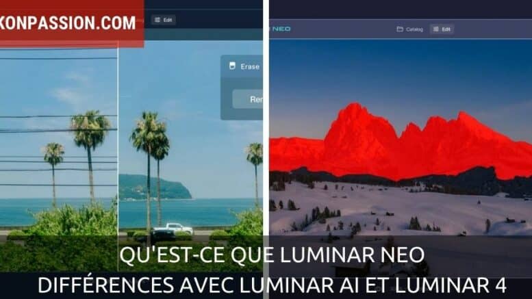 Présentation de Luminar NEO en français, comparaison avec Luminar AI et tarif de lancement
