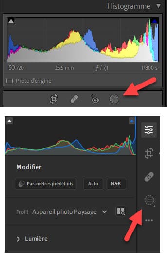 Les outils de masquage de Lightroom Classic et Lightroom Desktop