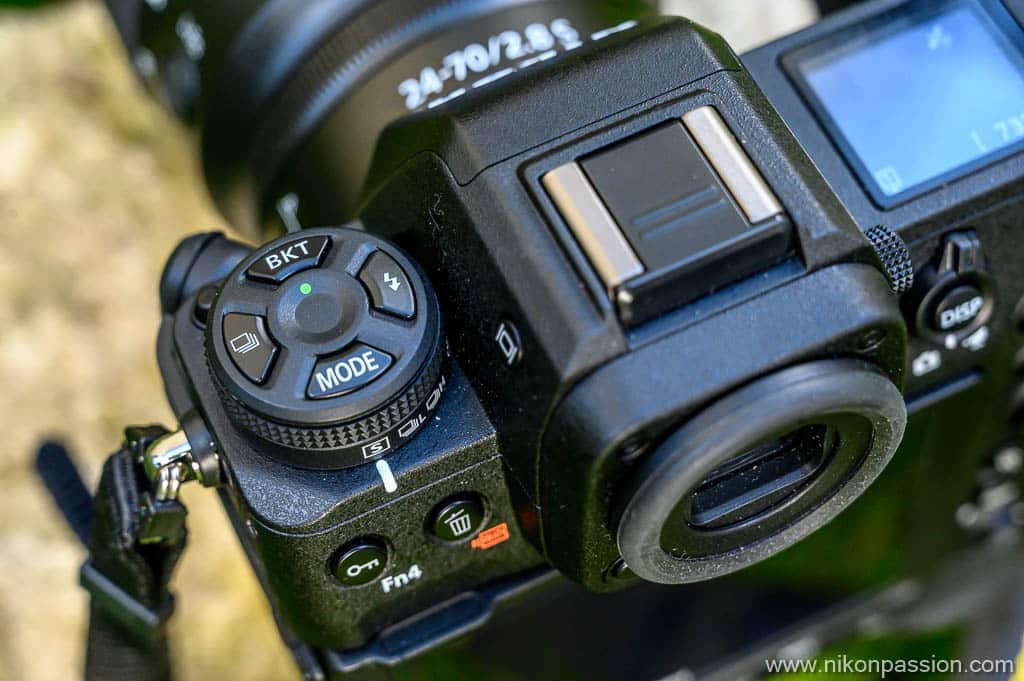 commandes supérieures du Nikon Z 9