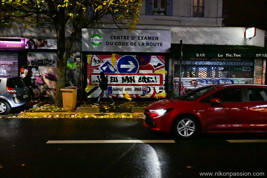 Photo de rue de nuit avec le Nikon Z 9