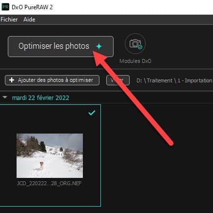 Comment utiliser DxO PureRAW