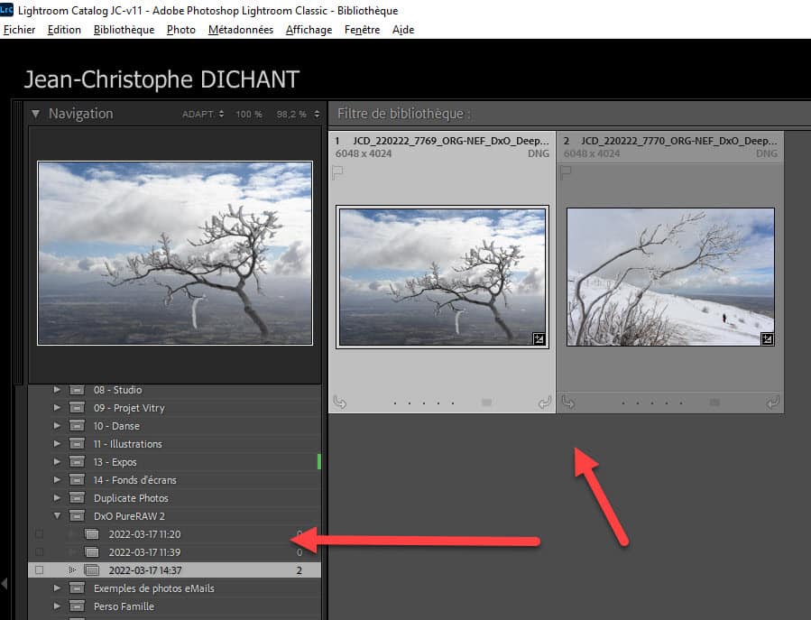 utiliser DxO PureRAW depuis Lightroom Classic