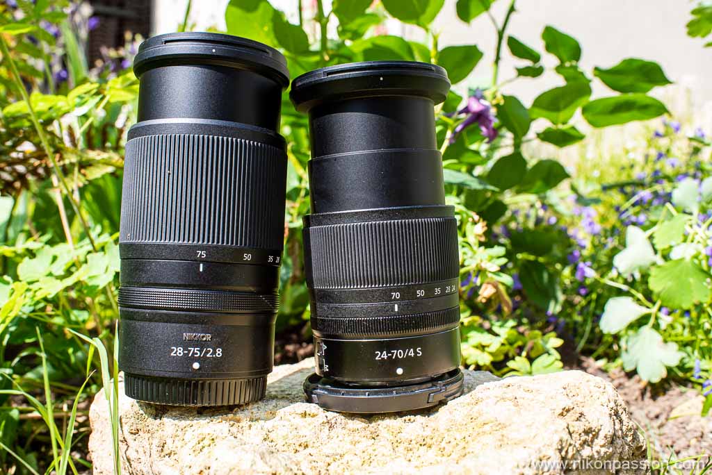 Comparaison NIKKOR Z 28-75 mm f/2.8 vs NIKKOR Z 24-70 mm f/4