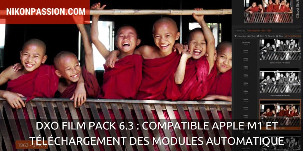 DxO Film Pack 6.3 : compatible Apple M1 et téléchargement des modules automatique