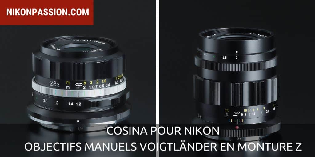 Voigtlander Cosina pour Nikon Z hybride