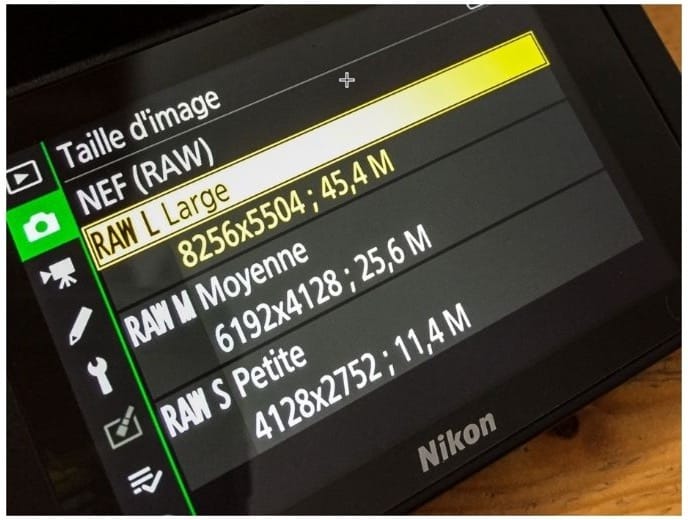 Définition des images sur un hybride Nikon - Régler votre nouvel appareil photo