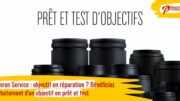 Tamron Service : objectif en réparation ? Bénéficiez gratuitement d'un objectif en prêt et test