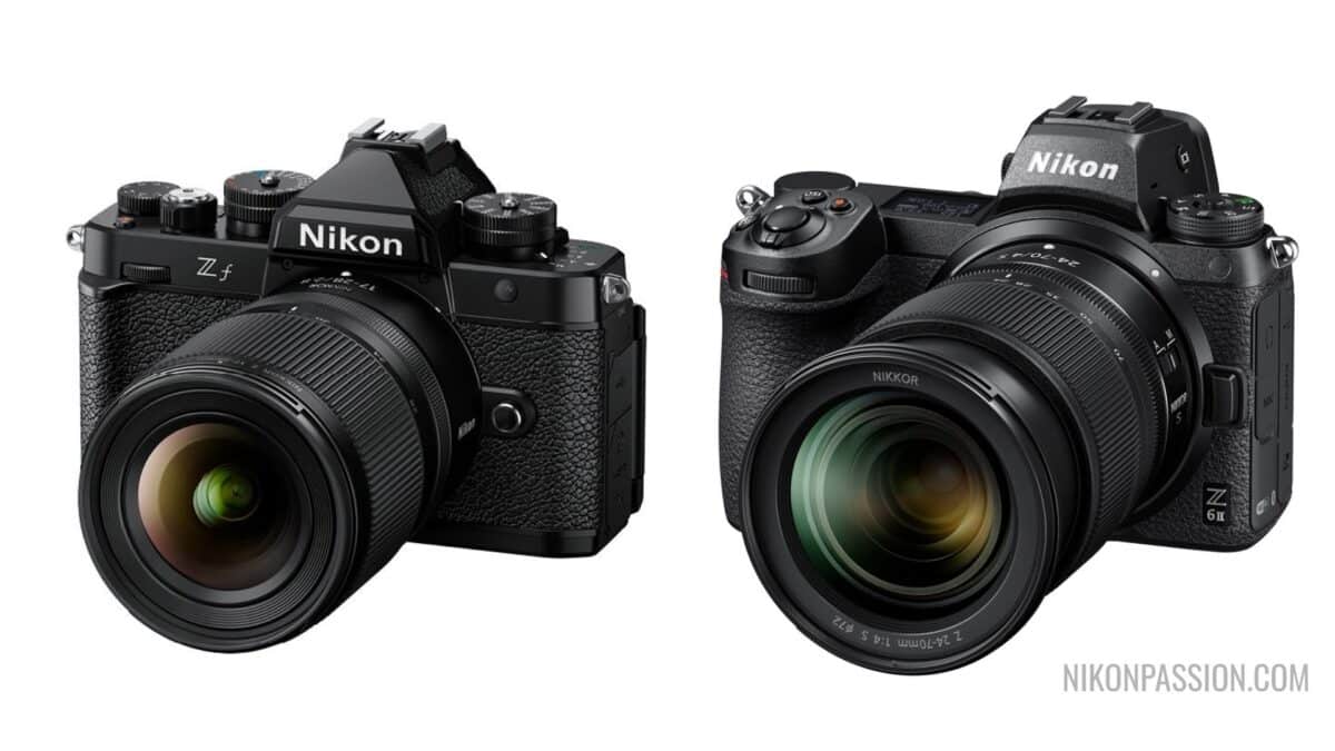 Comparatif Nikon Zf vs Nikon Z6II
