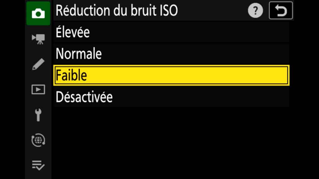 Nikon Z9 firmware 5: réduction du bruit ISO