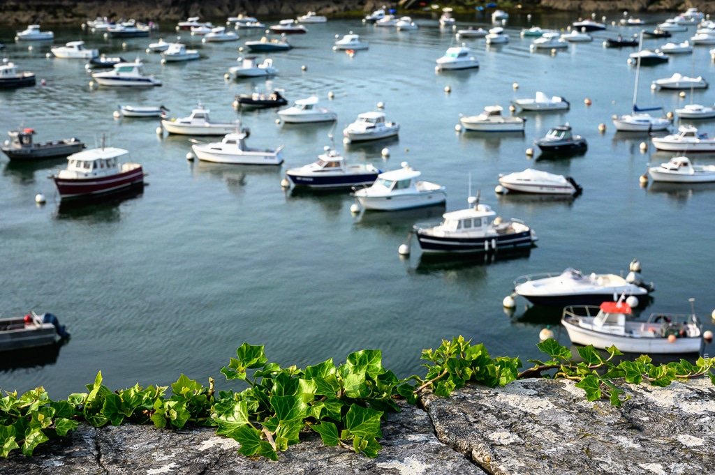 Bateaux dans un port de pêche - Bretagne - FInisterre