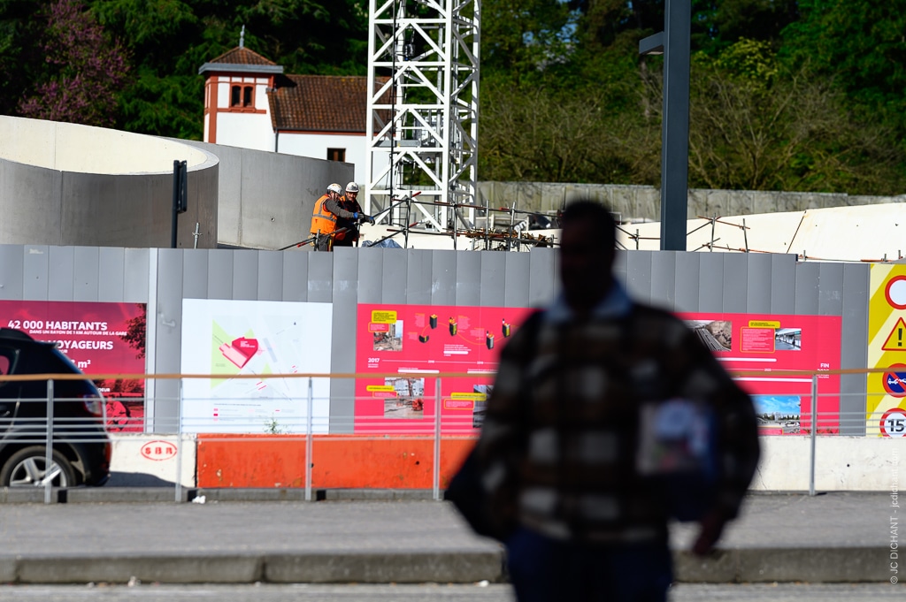Le conformisme en photographie amateur - les travaux de la gare de Vitry centre pour le Grand Paris Express