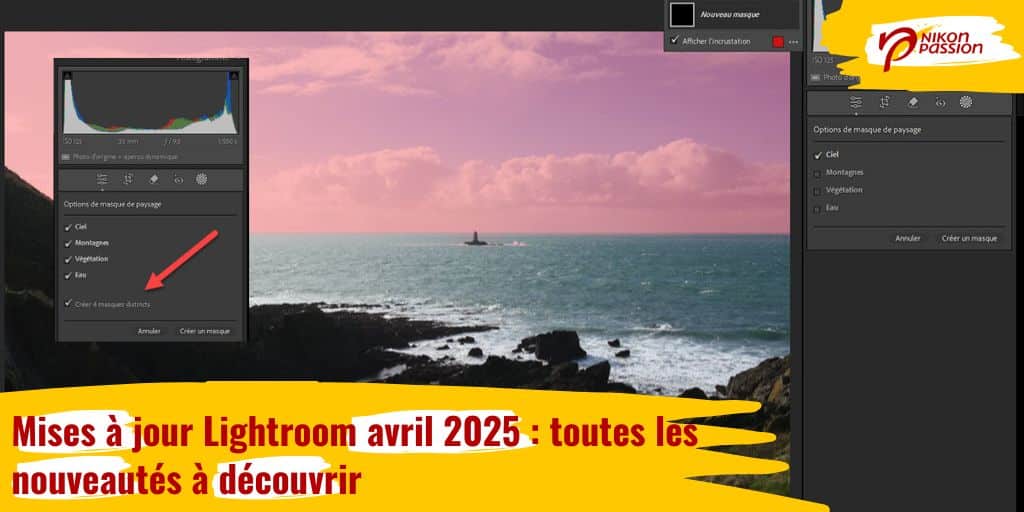 Mises à jour Lightroom avril 2025 : toutes les nouveautés à découvrir