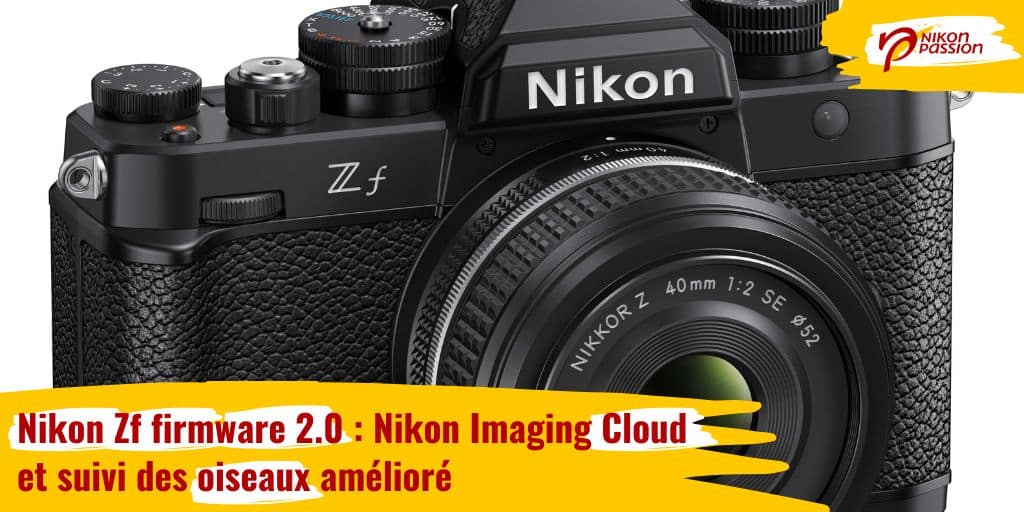 Nikon Zf firmware 2.0 : Nikon Imaging Cloud et suivi des oiseaux amélioré