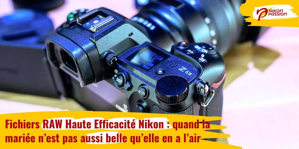Fichiers RAW Haute Efficacité ou RAW Efficacité élevée Nikon : quand la mariée n’est pas aussi belle qu’elle en a l’air