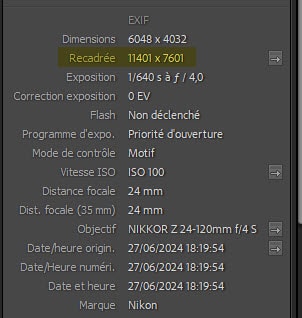 Super résolution dans Lightroom 2025