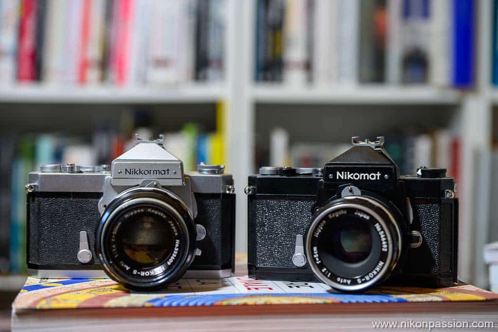 Dans ma collection ... les NIKKORMAT Silver et Noir