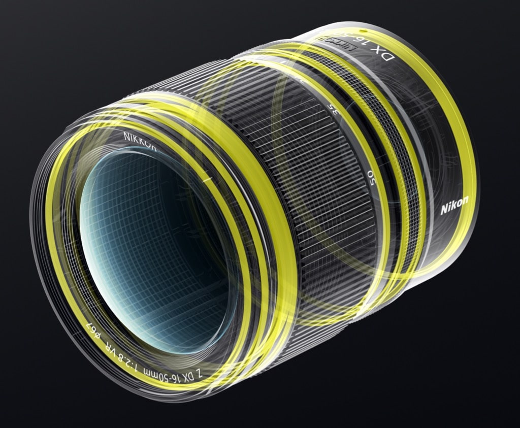 NIKKOR Z DX 16-50 mm f/2.8 VR : protection par joints toriques