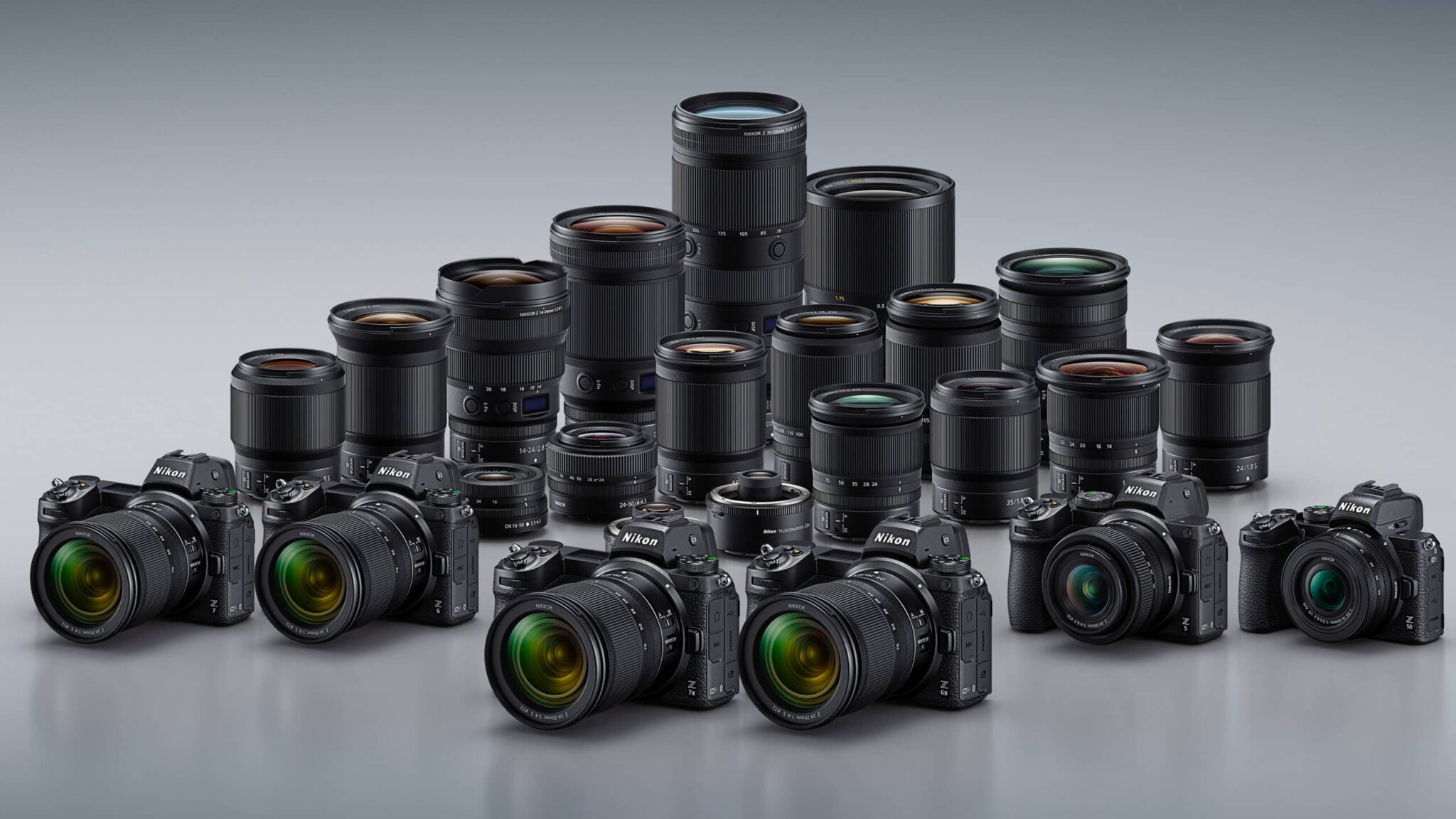 Liste des objectifs Nikon NIKKOR Z pour hybrides