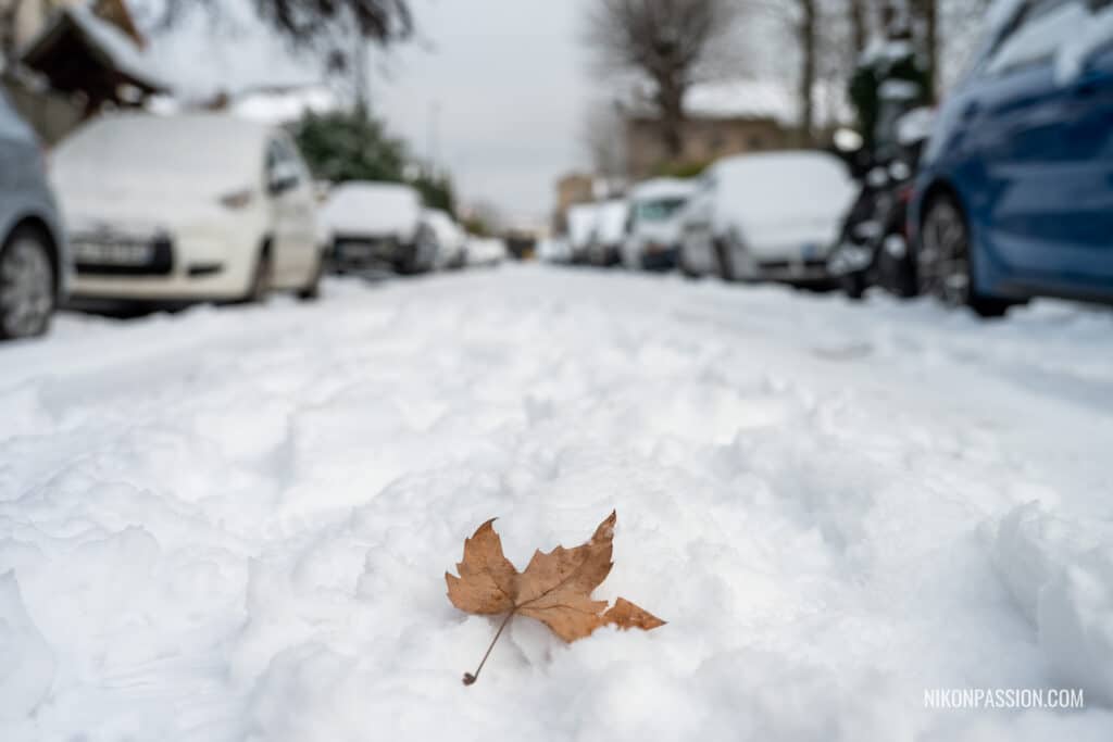 Photographier la neige en ville : ma méthode simple et efficace