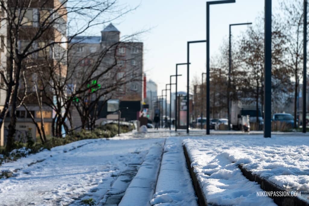 Photographier la neige en ville : jouer avec la correction d'exposition