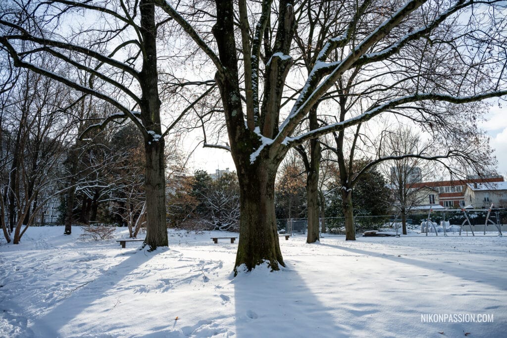 Photographier la neige en ville : ma méthode simple et efficace