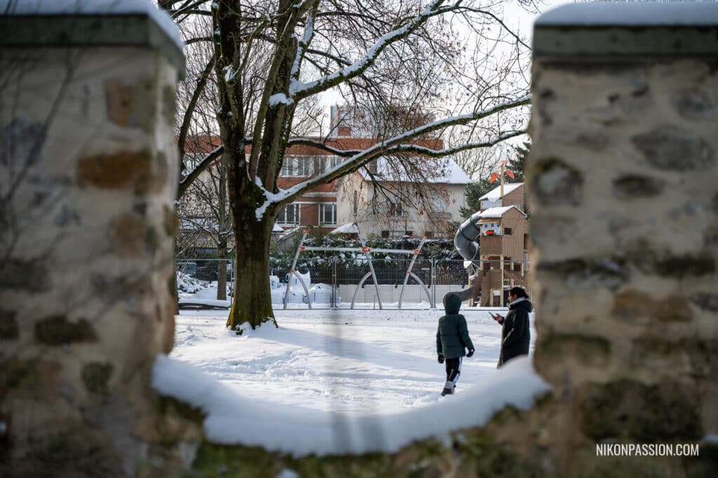 Photographier la neige : jouez avec la profondeur de champ