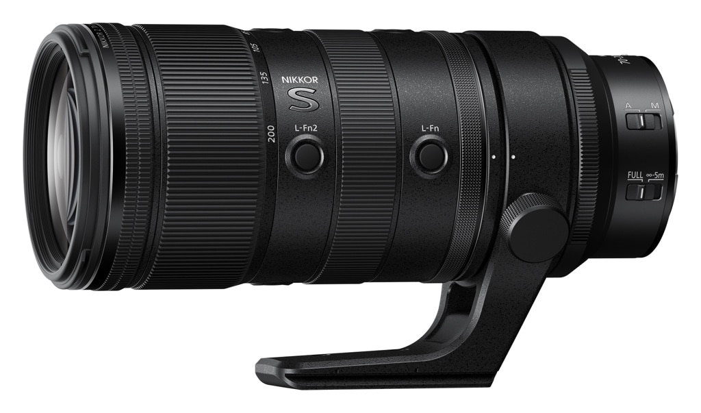 NIKKOR Z 70-200 mm f/2,8 VR S II avec le collier de trépied compatible ARCA-SWISS