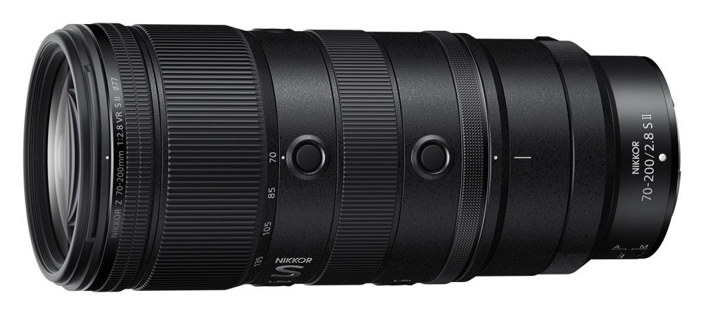 NIKKOR Z 70-200 mm f/2,8 VR S II avec collier de protection