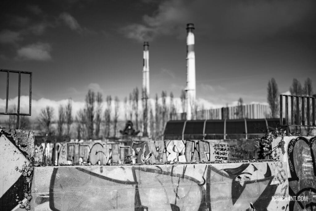 Photographier autour de chez soi : Les cheminées de la centrale EDF de Vitry-sur-Seine - photo © JC Dichant