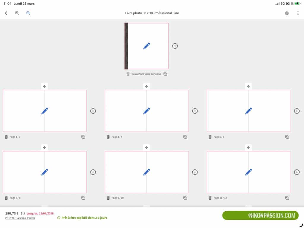 Test livre photo Saal Digital Professional Line