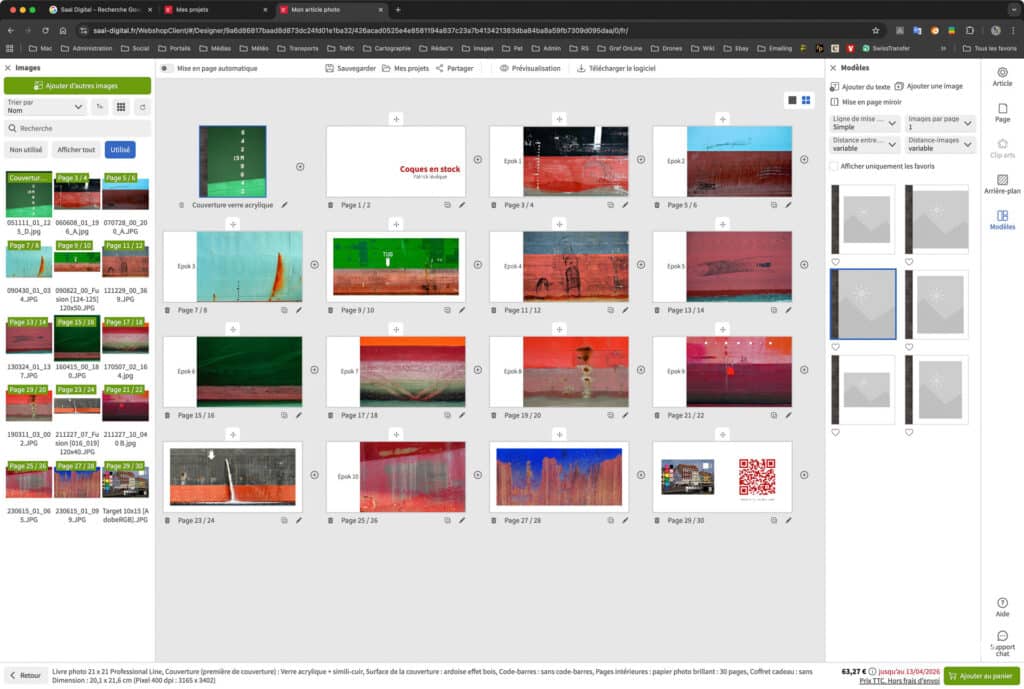 Test livre photo Saal Digital Professional Line