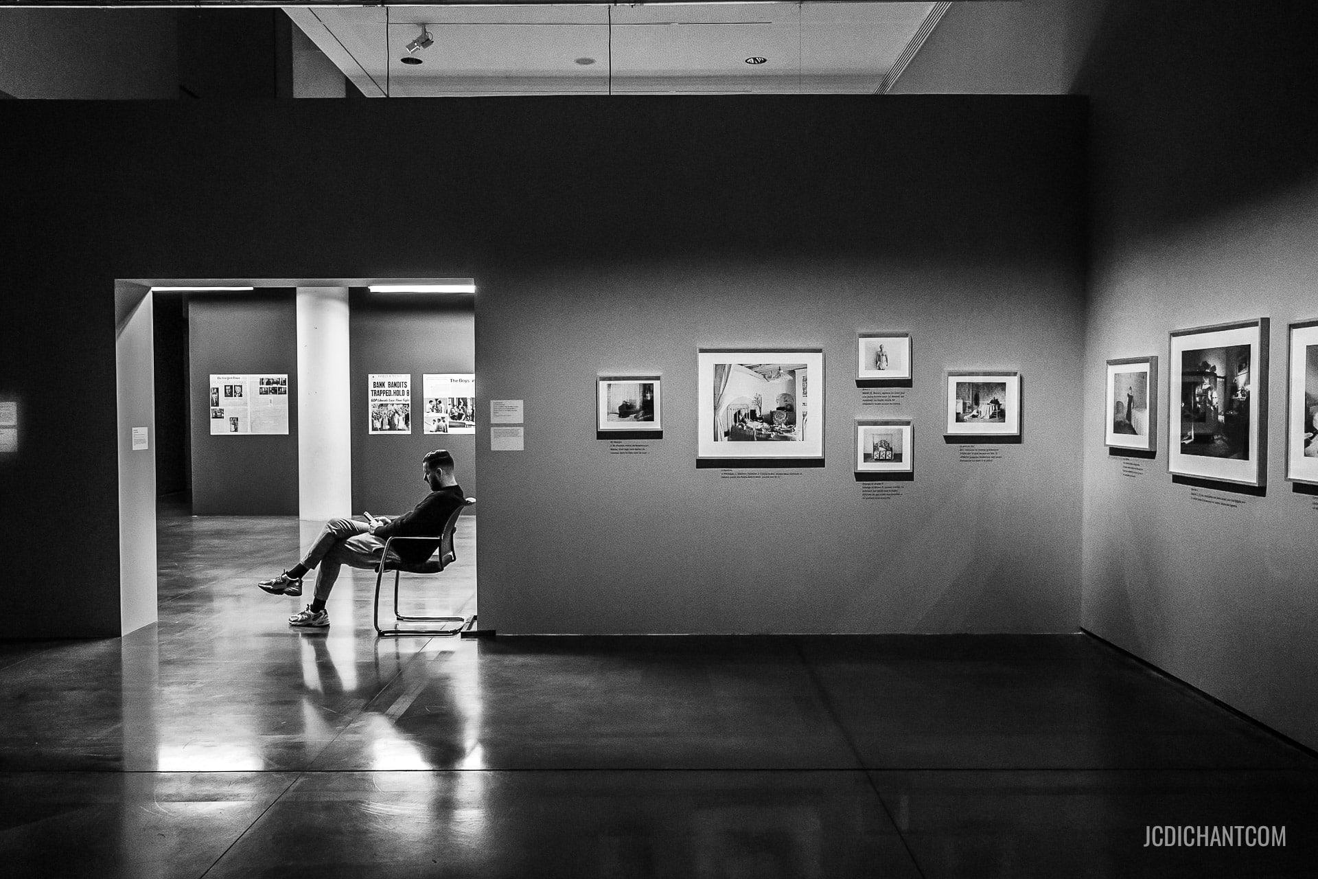 Exposition photo dans une galerie photo