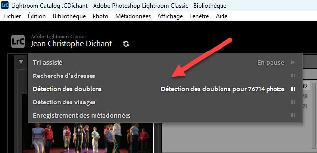 Lightroom Classic 15.4 : Détection automatique des doublons
