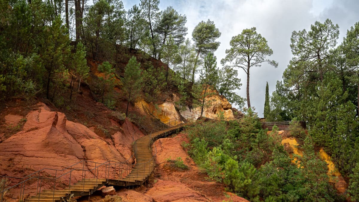LE SENTIER DES OCRES à ROUSSILLON - photo © Jean-Christophe DICHANT
