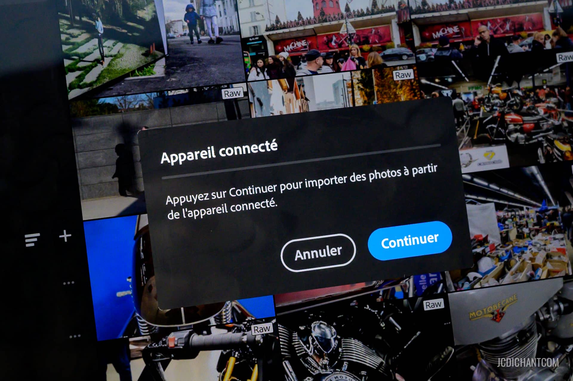 Comment utiliser le catalogue Lightroom Classic sur mobile avec Lightroom Mobile - photo (©) JC Dichant