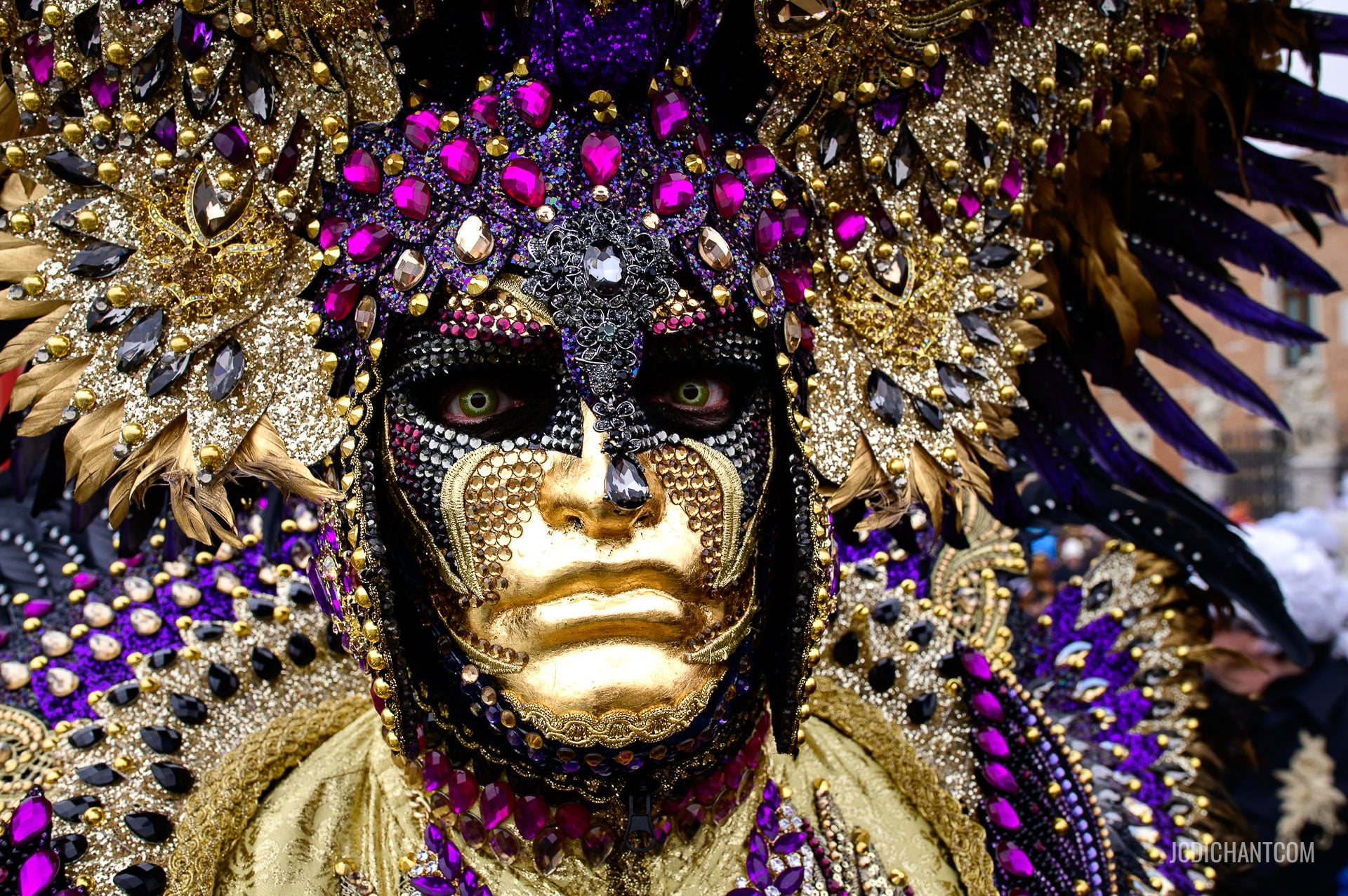 Les costumés au carnaval de Venise - photo (©) JC Dichant